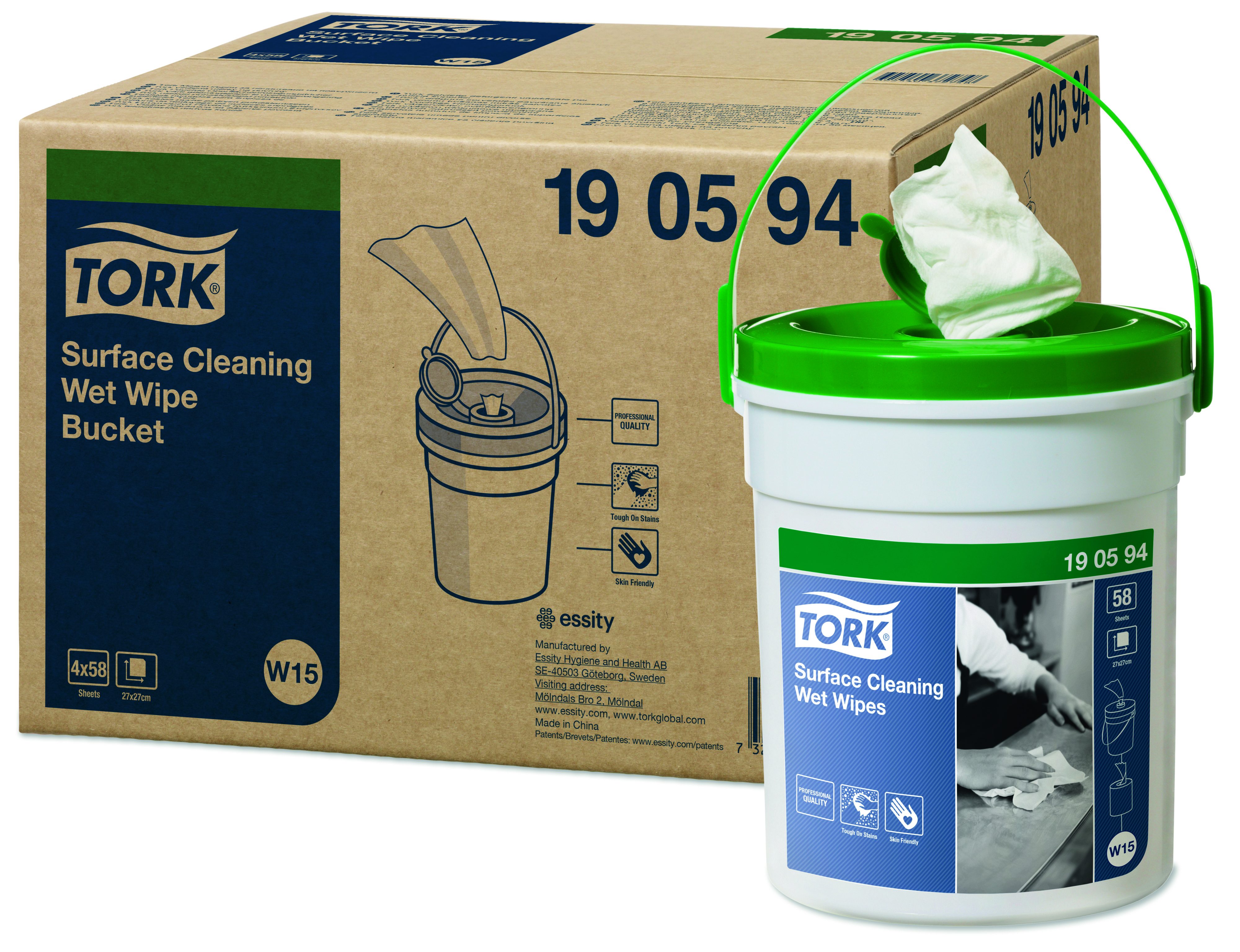 Tork 190594 Feuchte Oberflächenreinigungstücher