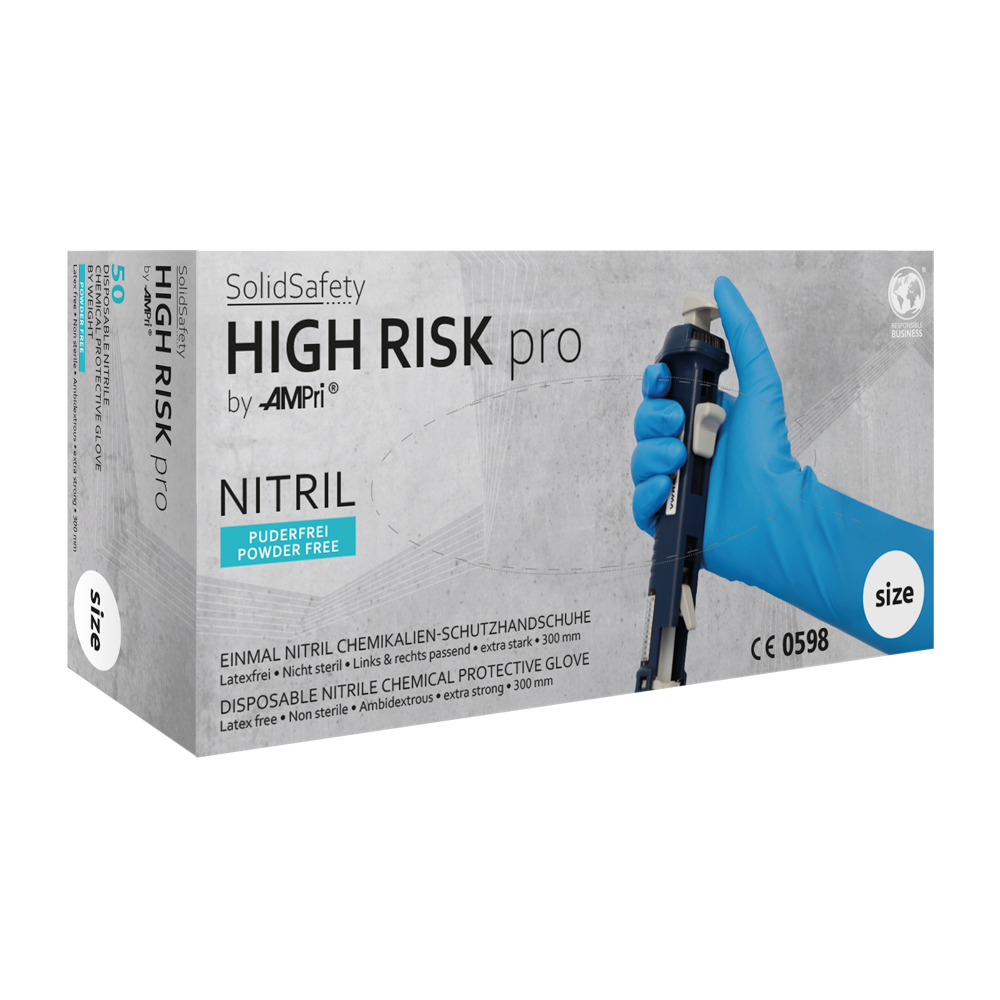 Solidsafety High Risk Pro - Einweghandschuhe Nitril