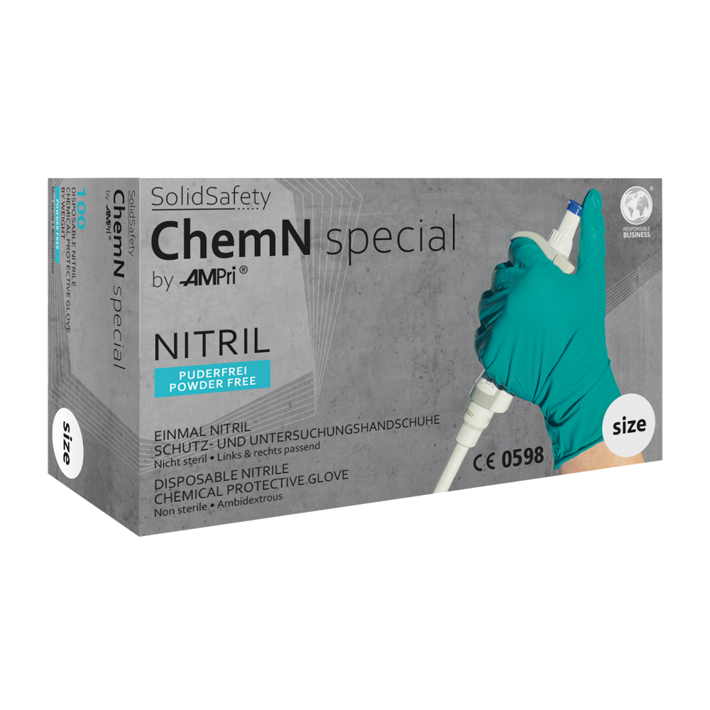 Solidsafety Chemn special - Einweghandschuhe Nitril